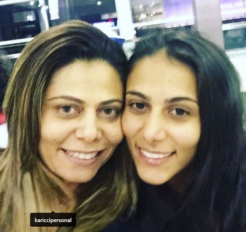 Tabatha Ricci clicked a selfie with her mother Karina Ricci