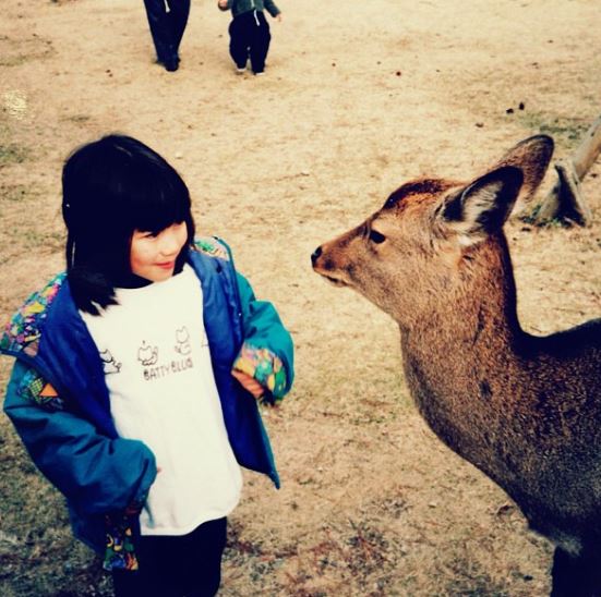 Tajima's childhood photo