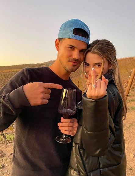 Taylor Lautner got engaged to long-time girlfriend Tay Dome