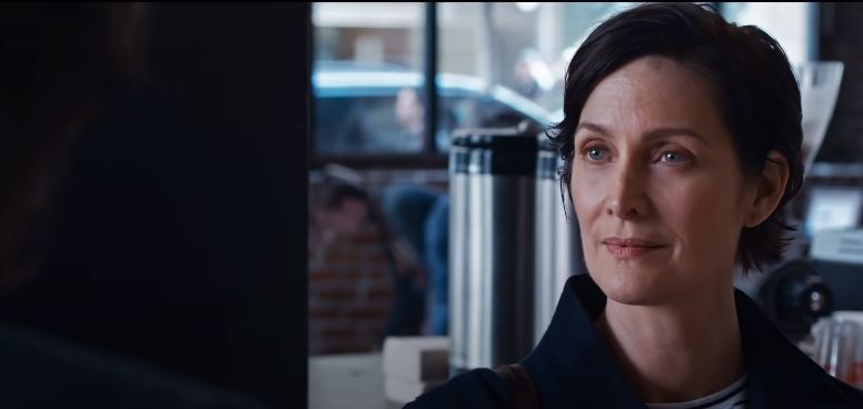The female main character of Trinity is acted by Carrie-Anne Moss