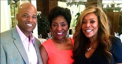 Tommy Williams with his mother Shirley Williams and sister Wendy Williams