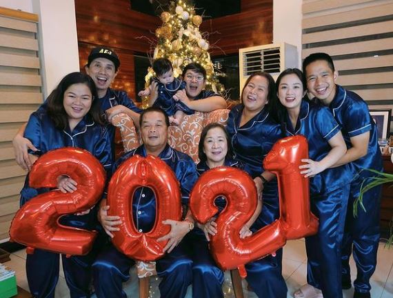 Trina with her family