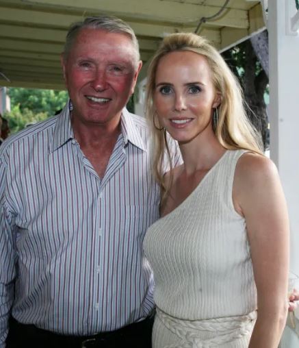 Vanessa Getty with her father