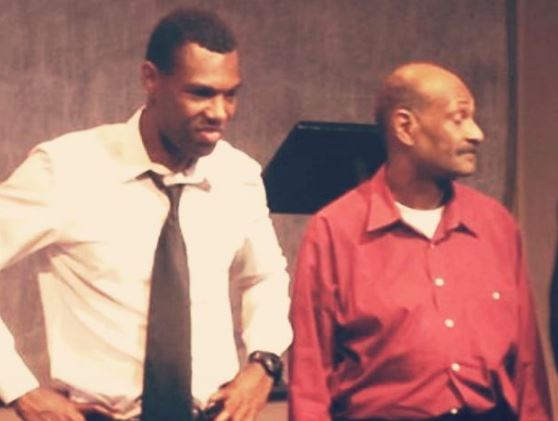 Will Catlett's old photo with his dad