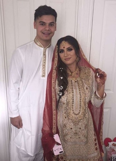 Yaser Malik's daughter Safaa Malik and her husband