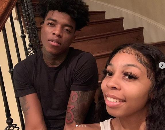 Yungeen Ace with his girlfriend
