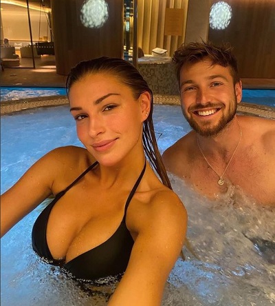 Zara McDermott with her boyfriend Sam Thompson