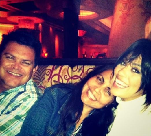 Abby De La Rosa with her father Tony Pinon and mother Lupe Delarosa-Pinon
