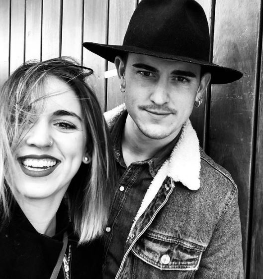 Ahikar Azcona with his sister Leire Azcona Albizu