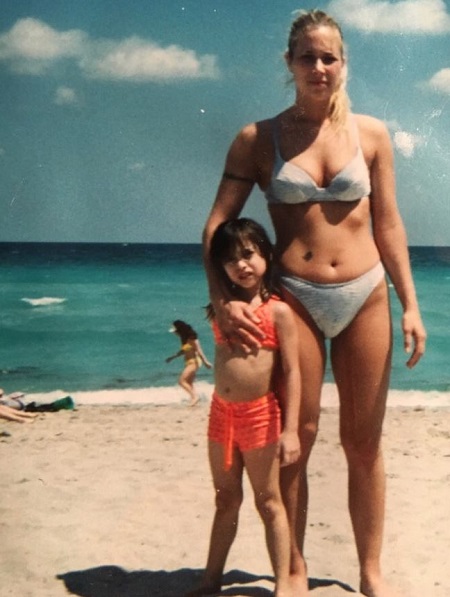 Alaina Scott Mathers with her biological mother