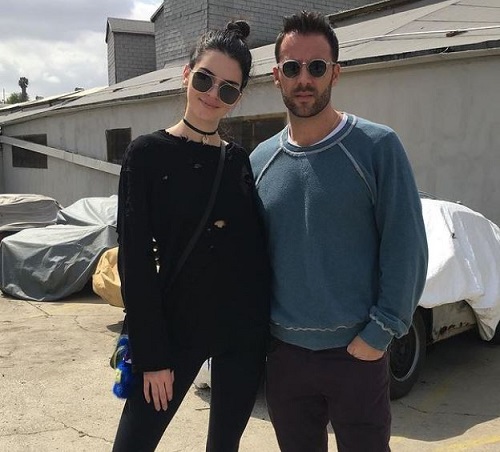 Alex Manos was snapped alongside Kendall Jenner