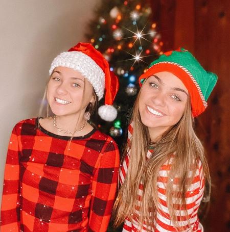 Ariana Lee with her sister