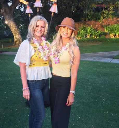 Blair O'Neal and her mom