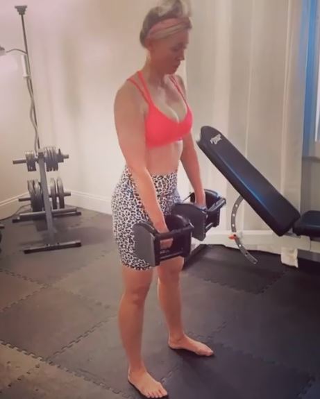 Blair O'Neal does regular exercise