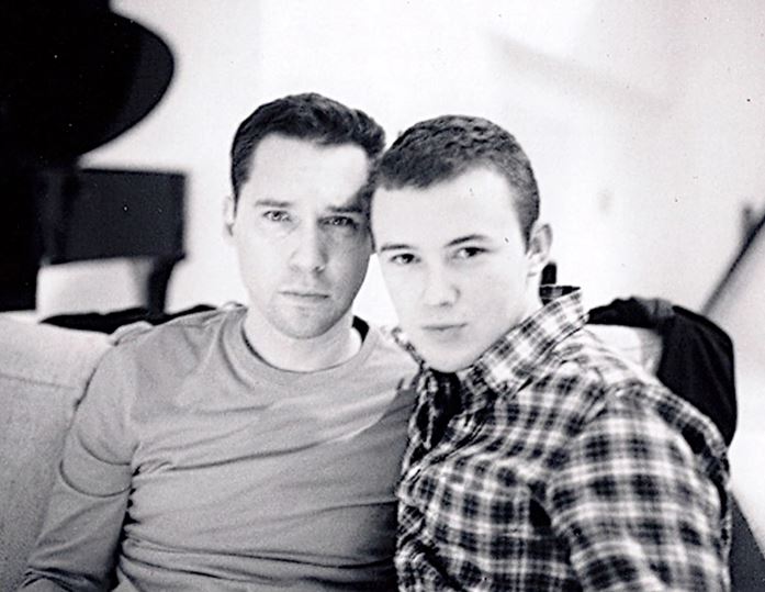 Blake Stuerman with his ex-partner Bryan Singer