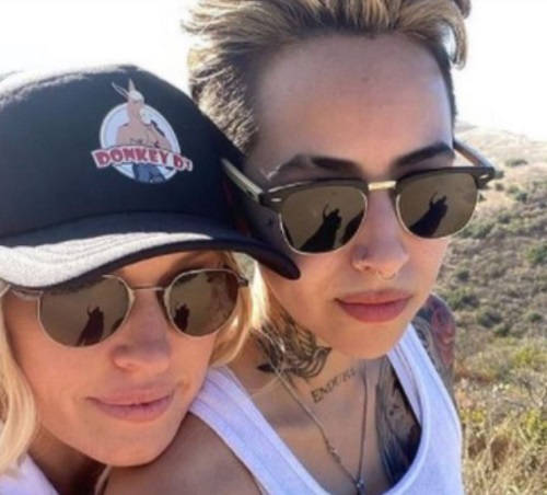Braunwyn Windham Burke with her ex-girlfriend named Kris