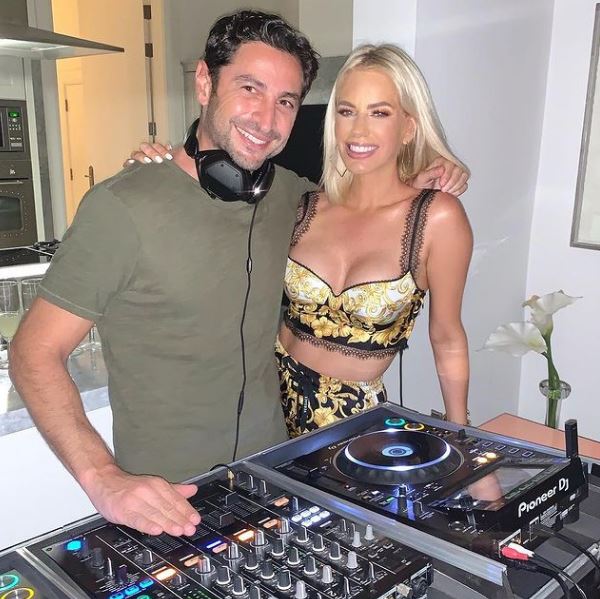 Caroline Stanbury and her ex husband