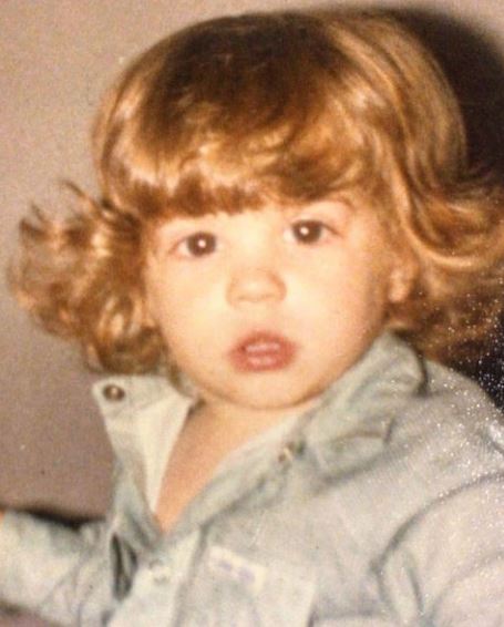 Childhood photo of Sergio Arce Tula