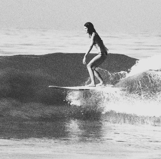 Christine Gaybull loves surfing