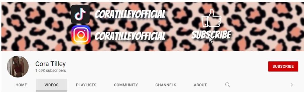 Cora's Youtube channel