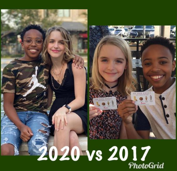 Dallas with his good friend Mckenna Grace