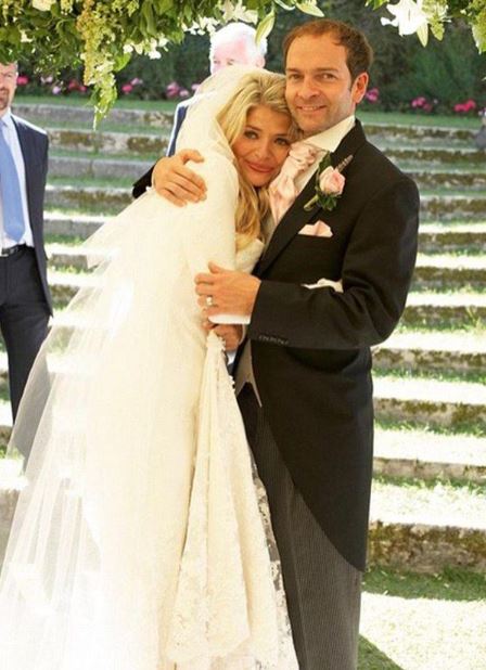 Daniel Baldwin and Holly at their wedding