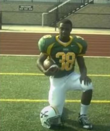 EST played football in his high school days