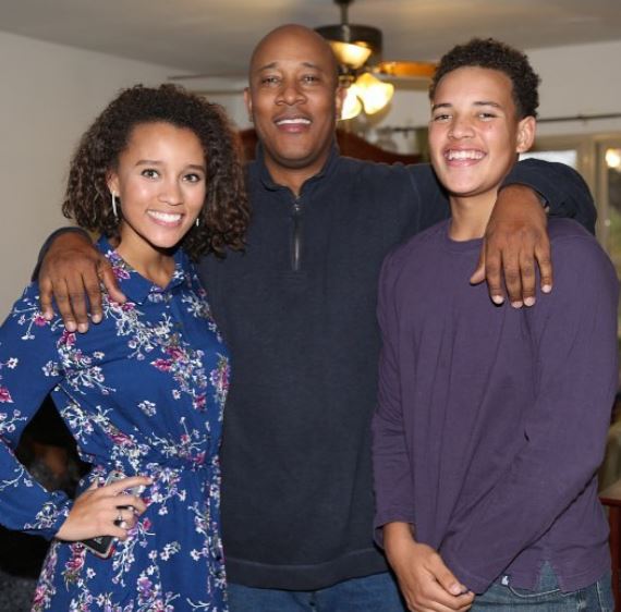 Elle Smith with her father and brother Jackson Smith
