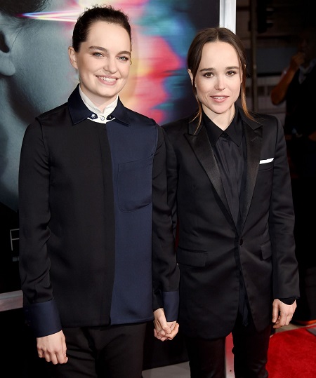 Ellen Page with Emma Portner