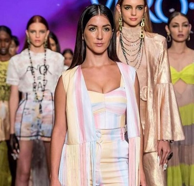 Erendira Ibarra walked on ramp for many brands