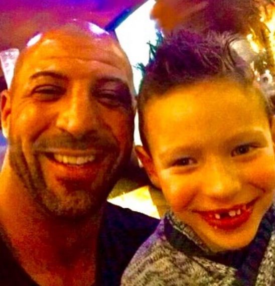 Frederic Sinistra and his son