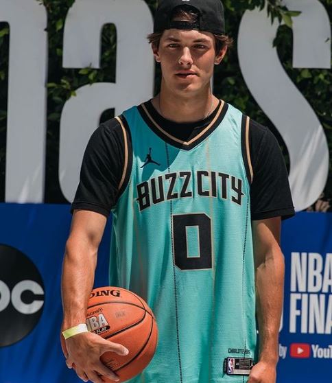 Griffin Johnson likes to play basketball