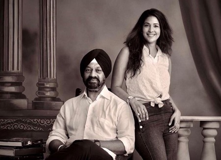 Harleen Sethi with her father