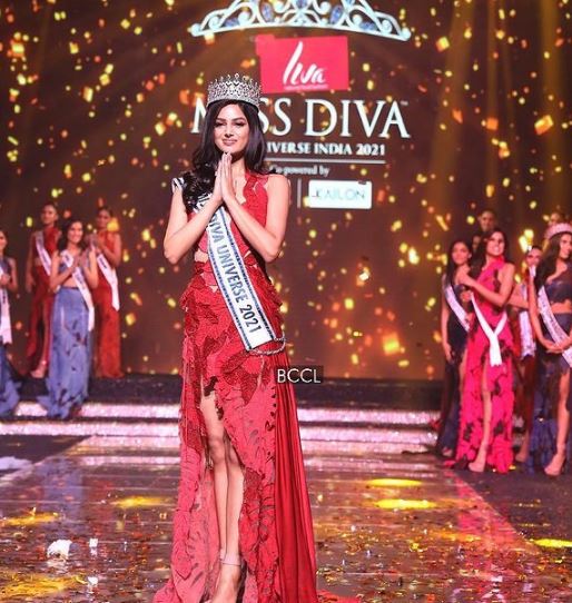 Harnaaz won Miss Diva Universe 2021