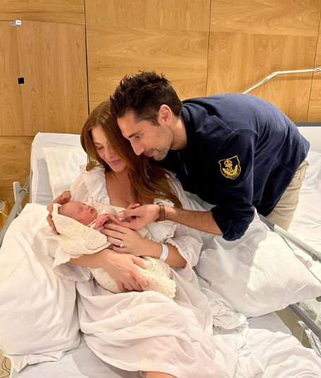 Hugo Taylor and Millie Mackintosh became parents of their second child
