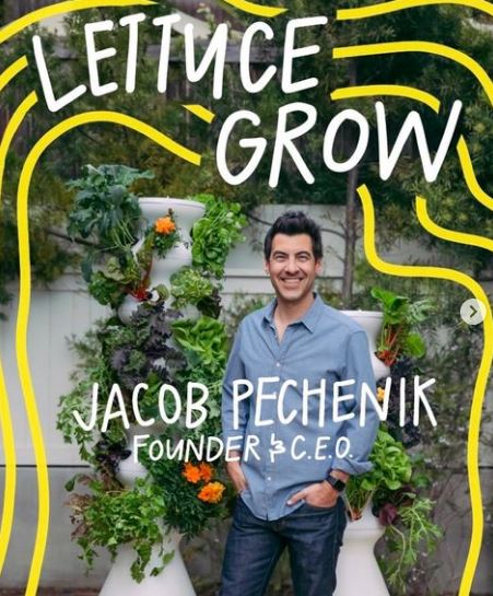 Jacob is the founder and CEO of Lettuce Grow