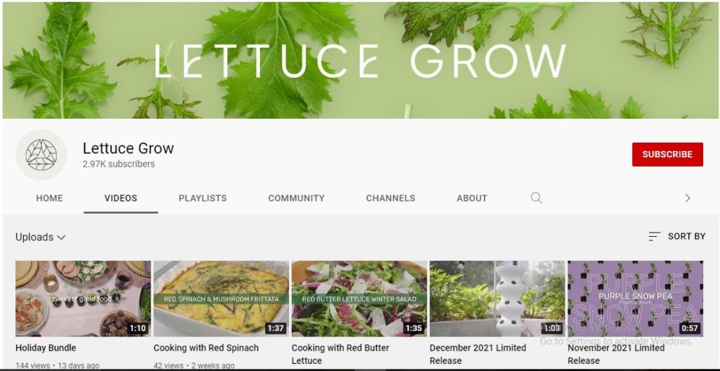 Jacob's Youtube channel
