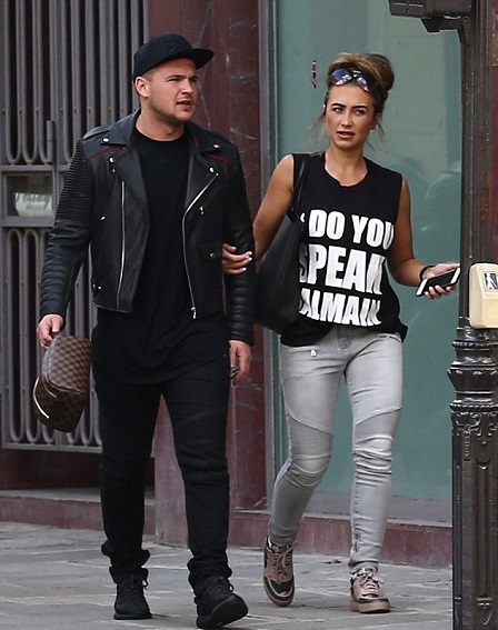 Jake McLean with his ex-girlfirend Lauren Goodger