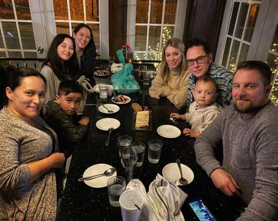 Jennifer Holland with her family