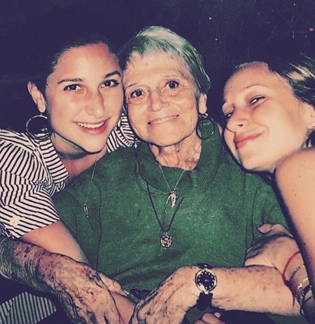 Jennifer Meyer with her grand mother