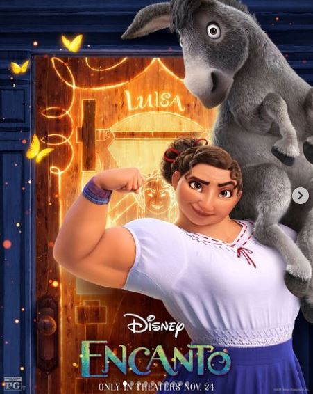 Jessica Darrow gave her voice to the character Luisa Madrigal
