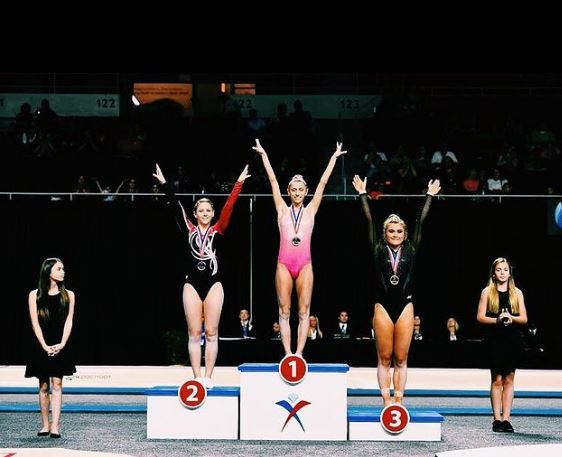 Jessica Woynilko won various gymnastic championships