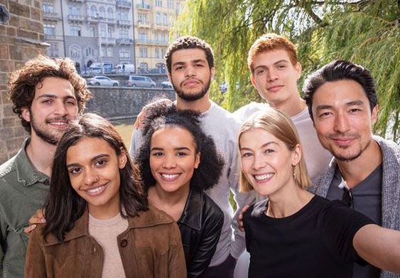 Josha with his friends
