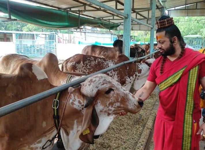 Kalicharan Maharaj is an animal lover
