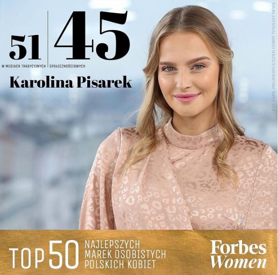 Karolina Pisarek featured on Top-50 magazine