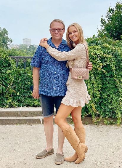 Karolina with her dad Jacek Pisarek