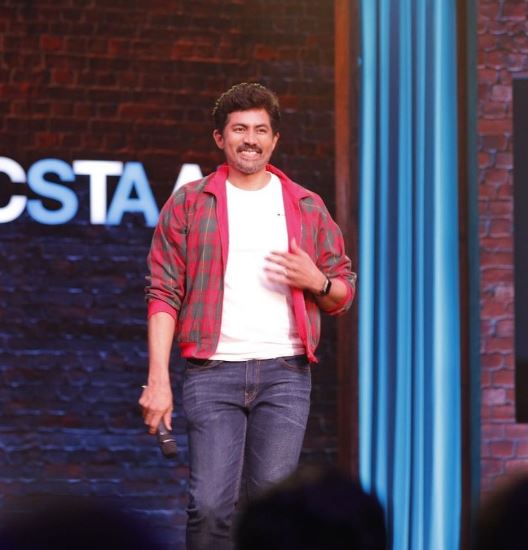 Karthik Kumar is a standup comedian