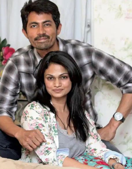 Karthik Kumar with his ex wife