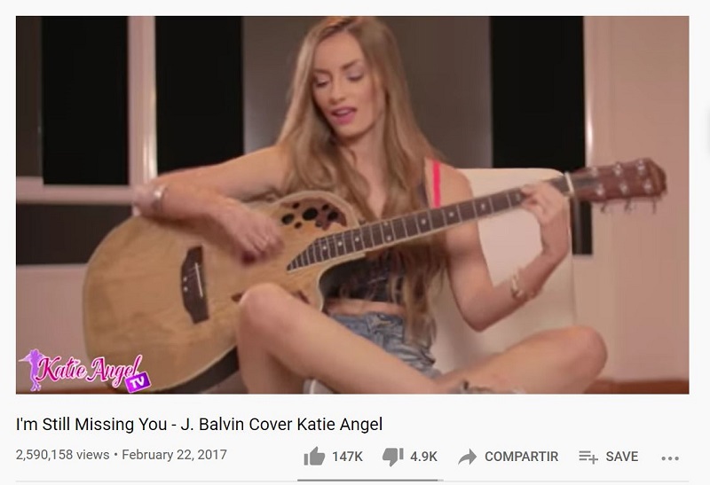 Katie Angel YouTube channel has over 15 million subscribers