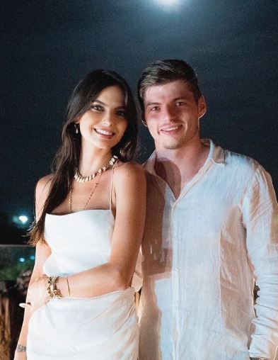Kelly Piquet with her boyfriend Max Verstappen